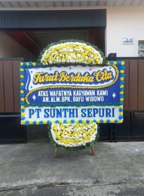 Papan Bunga Duka di Salobulo